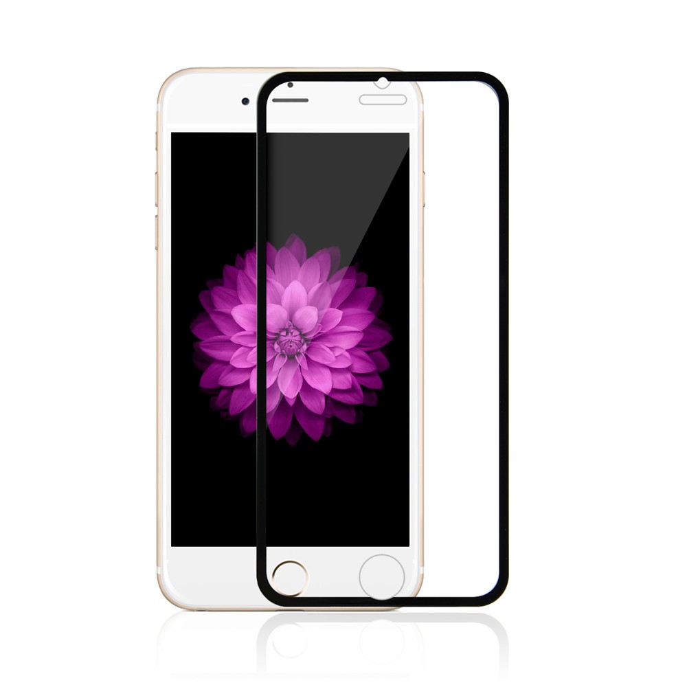 0.3mm Full Coverage Tempered Glass Screen Film for iPhone 6 (4.7 inch) / 6s Arc Edge - Black-1