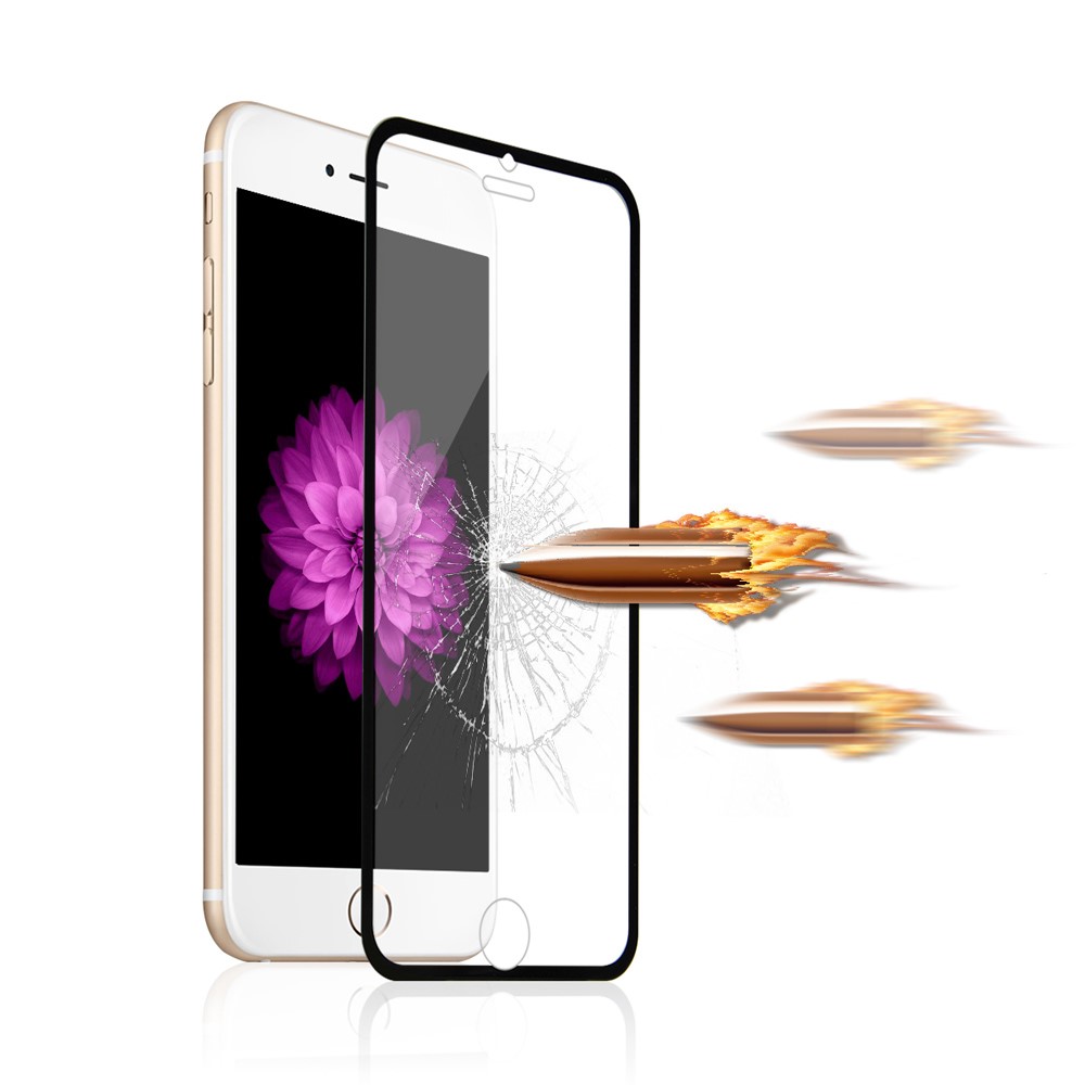 0.3mm Full Coverage Tempered Glass Screen Film for iPhone 6 (4.7 inch) / 6s Arc Edge - Black-3