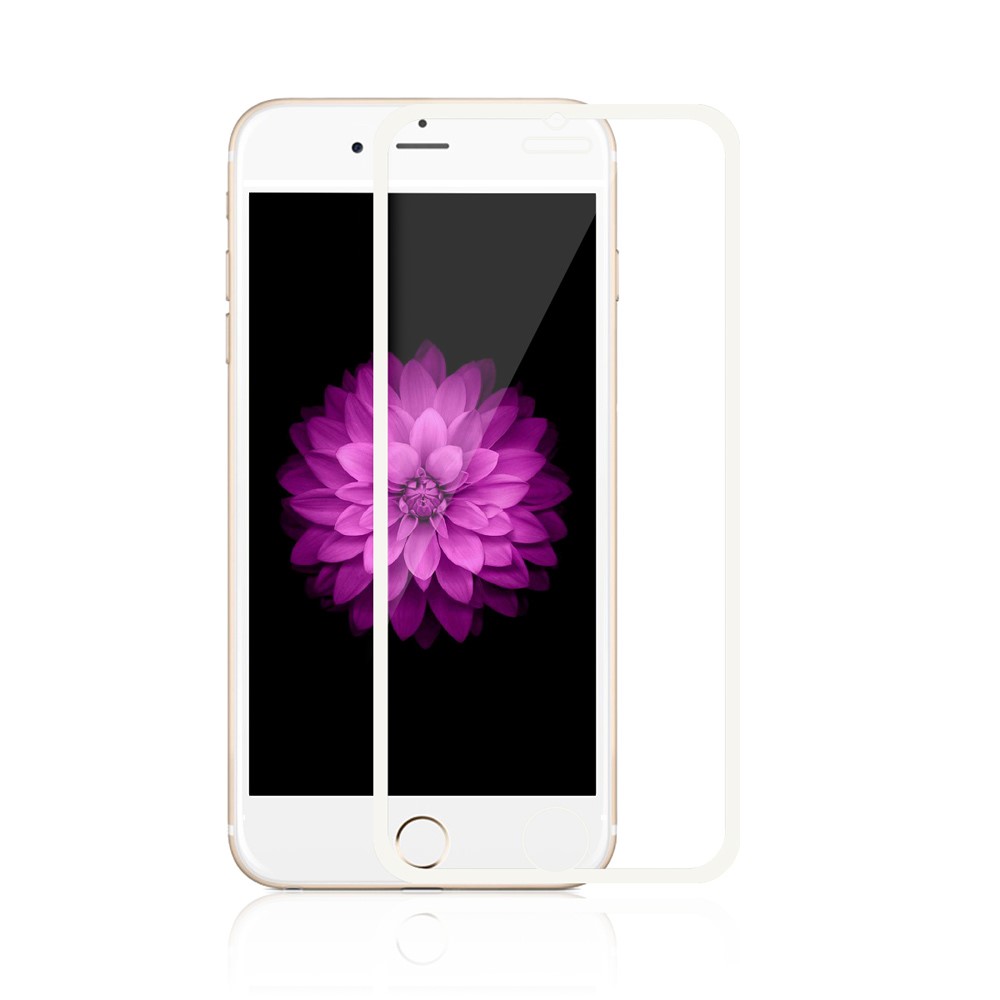 0.3mm Full Coverage Tempered Glass Screen Film for iPhone 6 (4.7 inch) / 6s Arc Edge - White-1