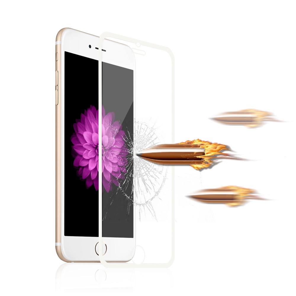 0.3mm Full Coverage Tempered Glass Screen Film for iPhone 6 (4.7 inch) / 6s Arc Edge - White-3