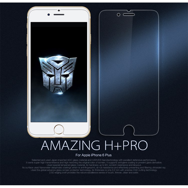 NILLKIN Amazing H+PRO Tempered Glass Screen Film for iPhone 6s Plus / 6 Plus 0.2mm Ultrathin Nanometer Anti-Explosion-2