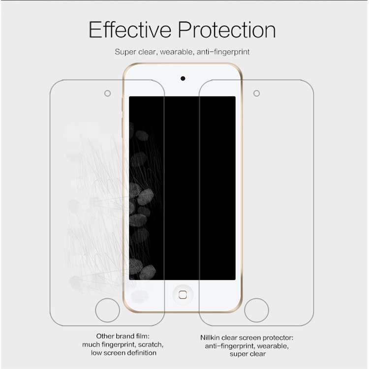 NILLKIN Anti-fingerprint Clear Screen Protector for iPod Touch 6-3