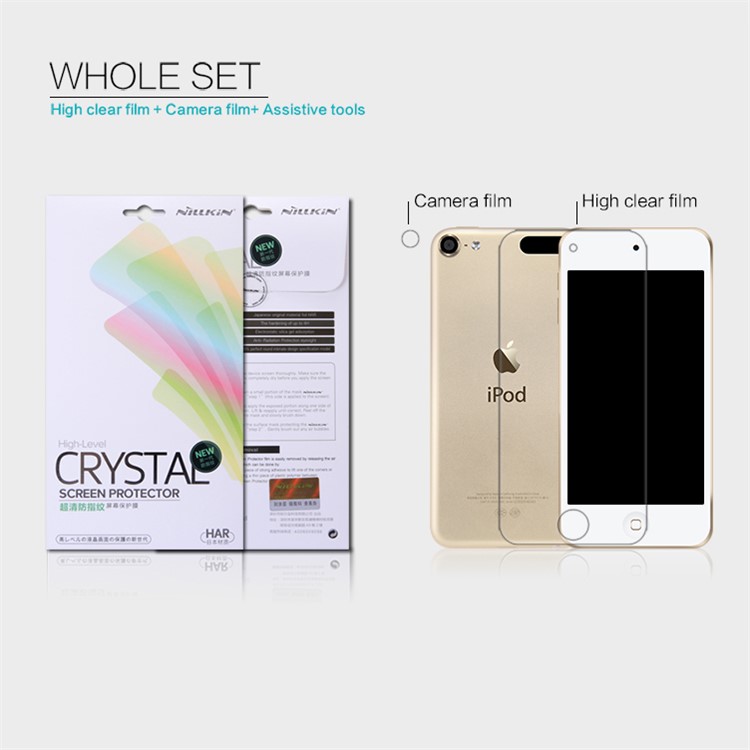 NILLKIN Clear Screen Protector Guard Film for iPod Touch 6 Scratch-resistant (Suit Edition)-7