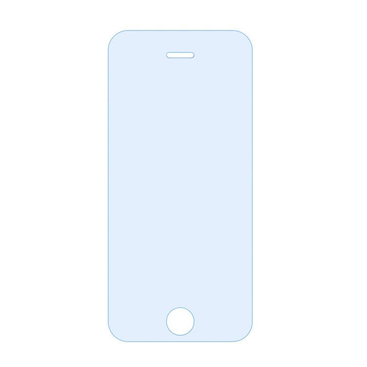 0.1mm Anti-blue-ray Tempered Glass Screen Protection Film for iPhone SE 5s 5 5c Arc Edge-2