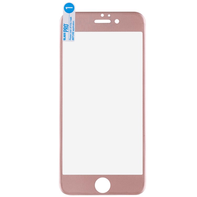 MOMAX for iPhone 6 6s Full Coverage 0.2mm Nanometer Curved Tempered Glass Screen Protector Film - Pink-5