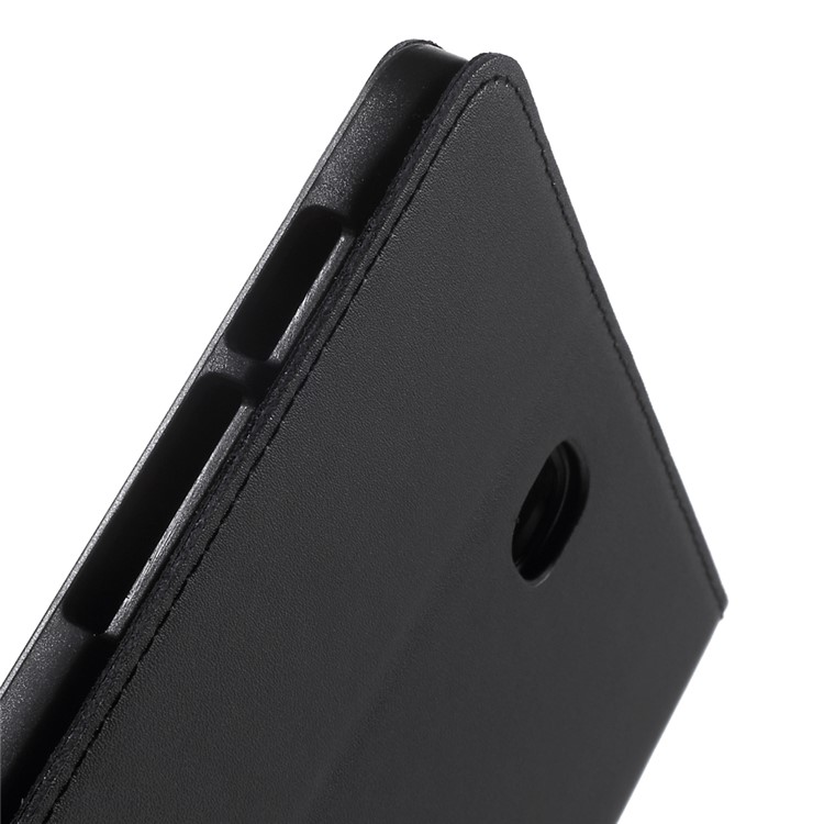 DOORMOON Genuine Leather Flip Case for Samsung Galaxy Tab S2 8.0 T715 T710 - Black-7