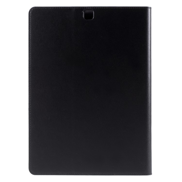 DOORMOON Genuine Leather Cover Case for Samsung Galaxy Tab S2 9.7 T810 T815 - Black-3
