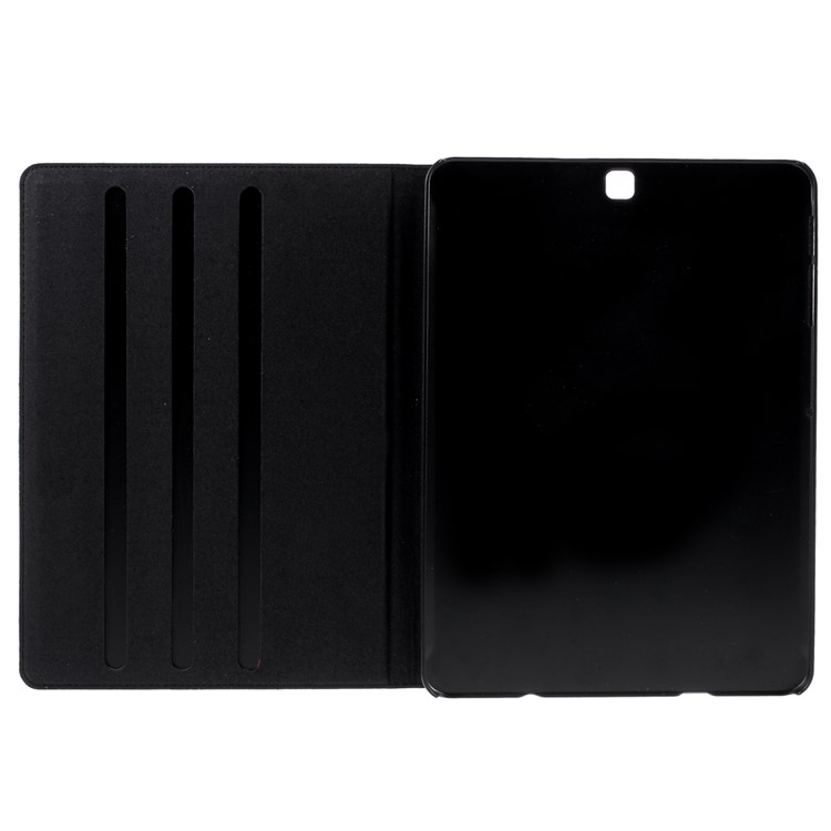 DOORMOON Genuine Leather Cover Case for Samsung Galaxy Tab S2 9.7 T810 T815 - Black-5