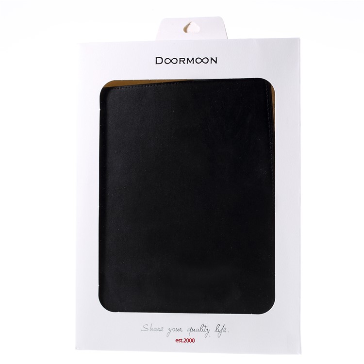 DOORMOON Genuine Leather Cover Case for Samsung Galaxy Tab S2 9.7 T810 T815 - Black-8