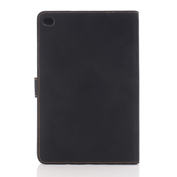 Retro Style PU Leather Flip Cover Case for iPad mini 4 - Black-2
