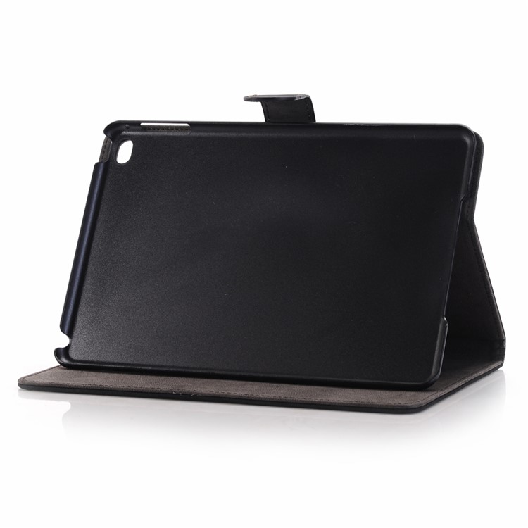 Retro Style PU Leather Flip Cover Case for iPad mini 4 - Black-4