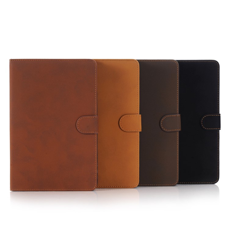 Retro Style PU Leather Flip Cover Case for iPad mini 4 - Black-5