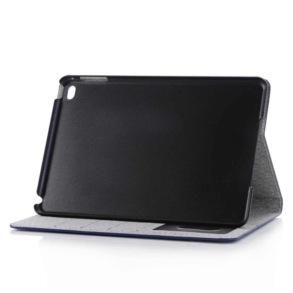 Krokodilleder Lederhülle Mit Portemonnaie Für Ipad Mini 4 - Blau-4