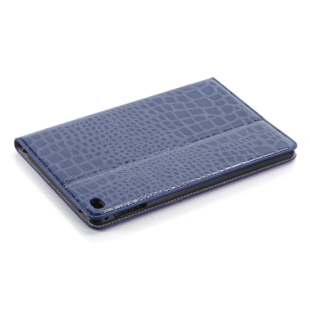Krokodilleder Lederhülle Mit Portemonnaie Für Ipad Mini 4 - Blau-5