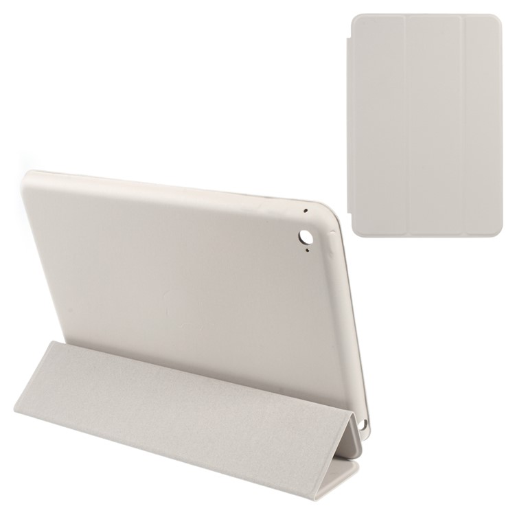 Три-раздача Smart Leather Tablet Cover Shell Для Ipad Mini 4 - Белый