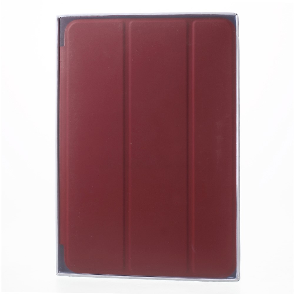 Tri-fold Stand Leather Smart Cover Accessory for iPad Mini 4 - Red-13