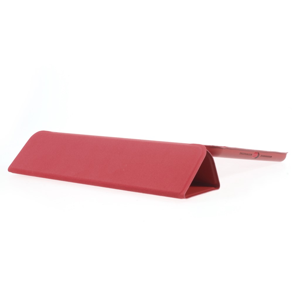 Tri-fold Stand Leather Smart Cover Accessory for iPad Mini 4 - Red-5