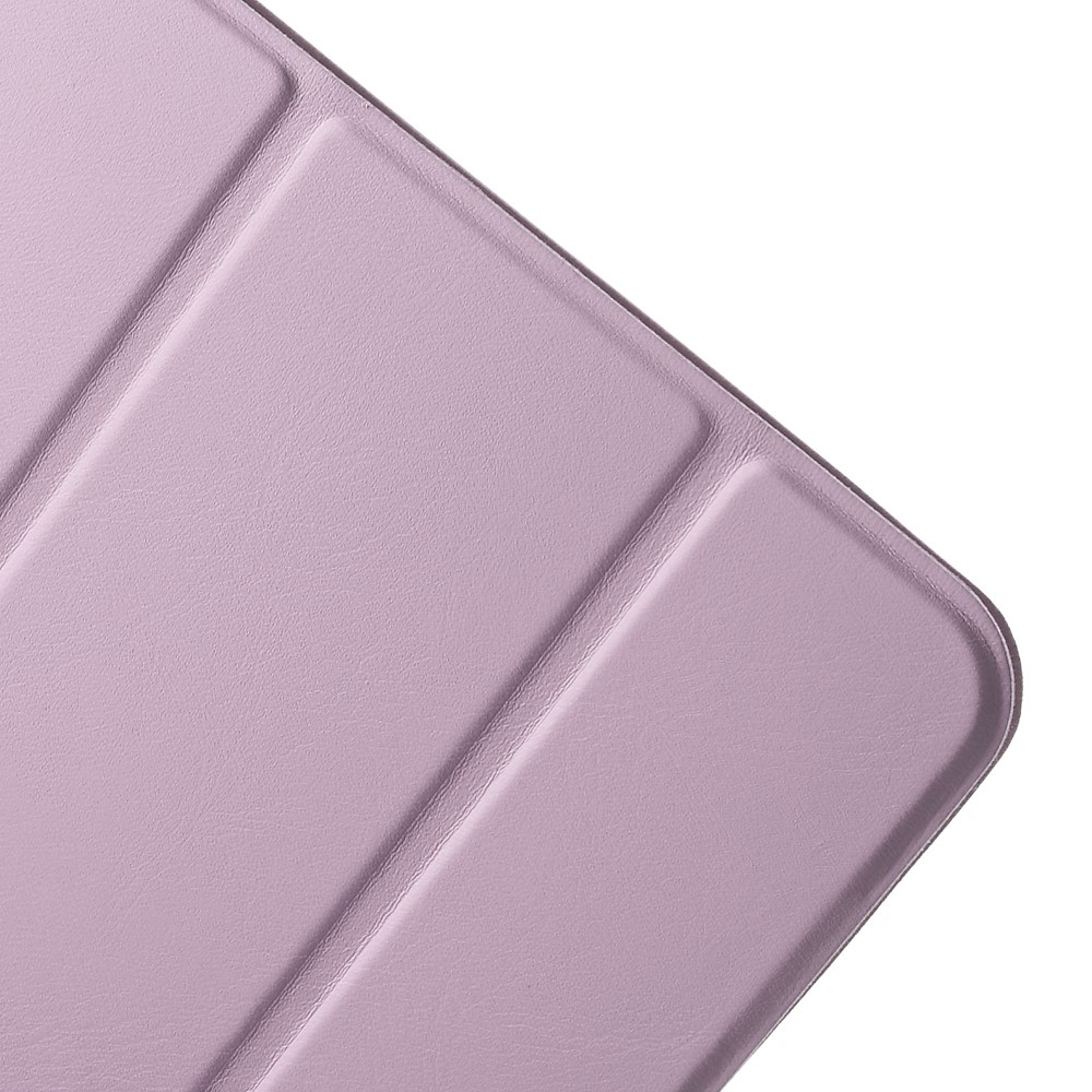 Cubierta De Tableta De Cuero Inteligente De Soporte Triple Para IPad Mini 4 - Rosa