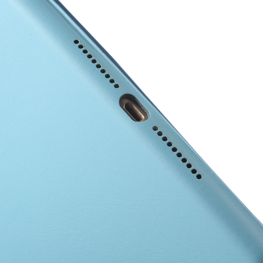 Tampa de Couro Inteligente Esbelta Para Ipad Mini 4 Com Suporte de Três Dobras - Bebê Azul-11