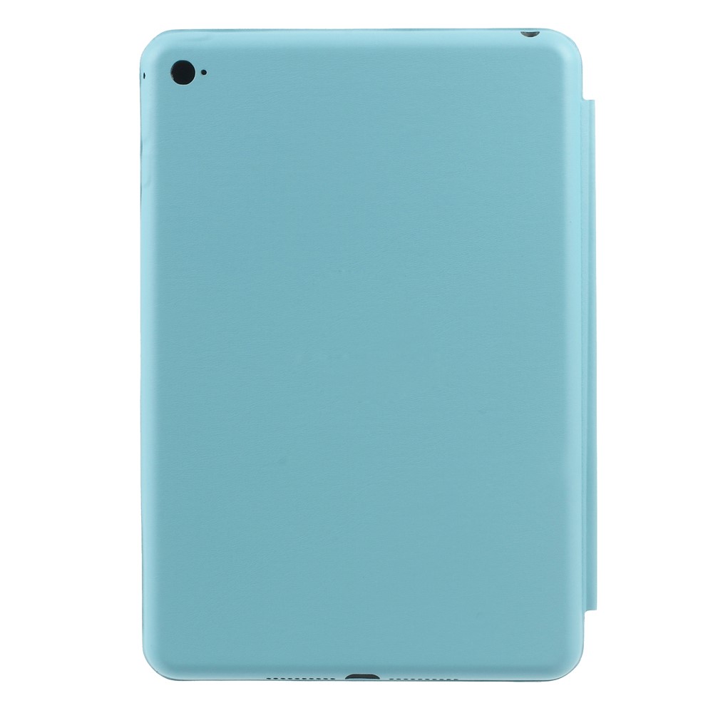 Tampa de Couro Inteligente Esbelta Para Ipad Mini 4 Com Suporte de Três Dobras - Bebê Azul-3