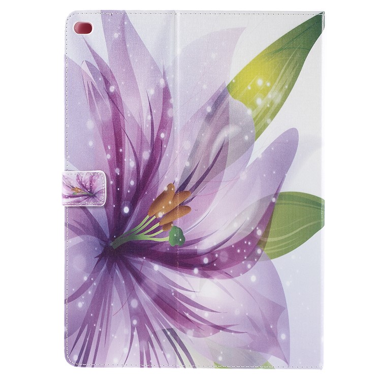 Flip Diamonds Leather Smart Case Shell for iPad Pro 12.9 inch - Pretty Lily Flower-3