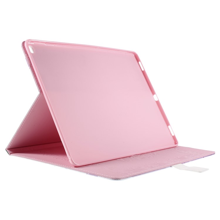 Flip Diamonds Leather Smart Case Shell for iPad Pro 12.9 inch - Pretty Lily Flower-4