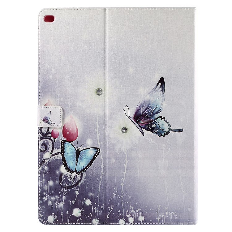 Flip Diamonds Leather Smart Cover Shell for iPad Pro 12.9 inch - Vivid Butterflies-3