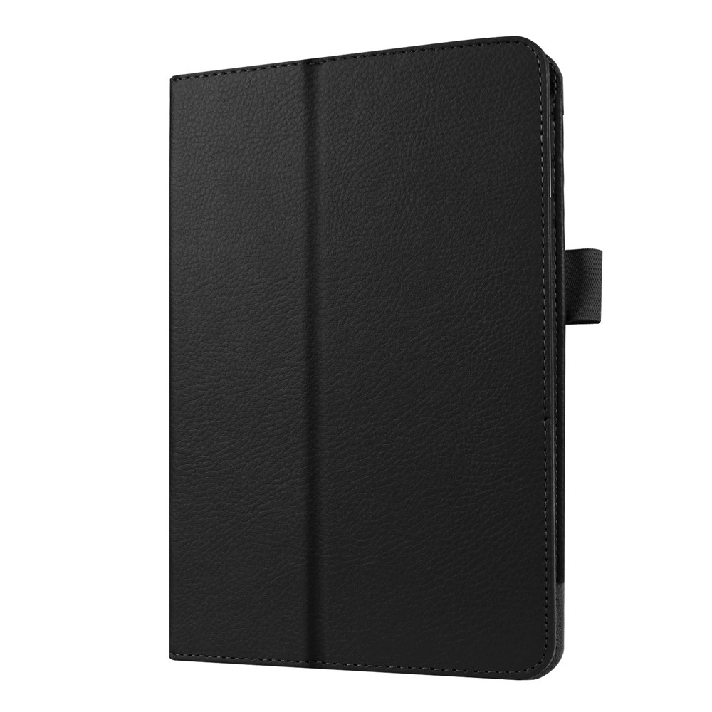 Litchi Texture Smart PU Leather Stand Case for iPad Mini 4 - Black-3