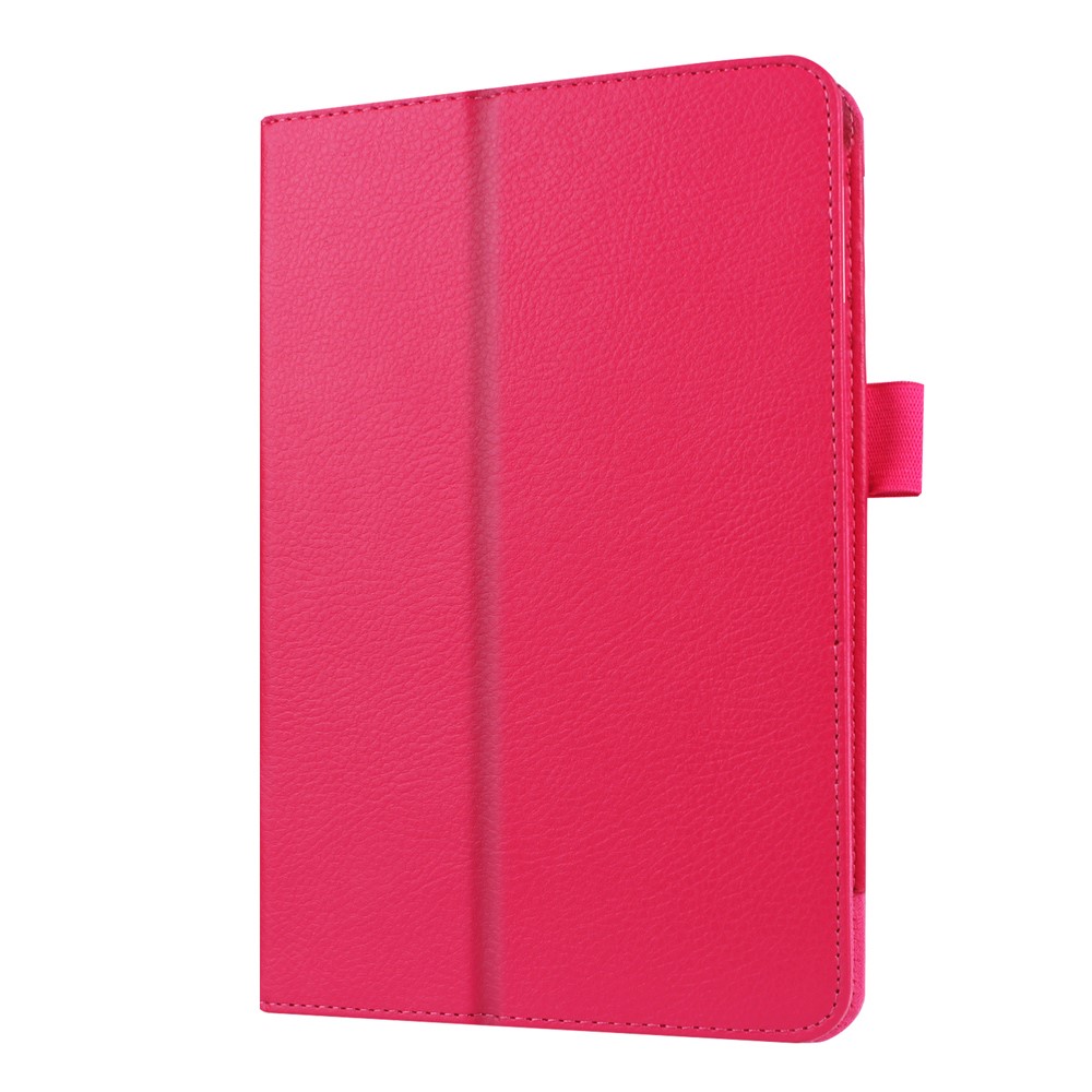 Litchi Texture Smart PU Leather Stand Cover for iPad Mini 4 - Rose-3