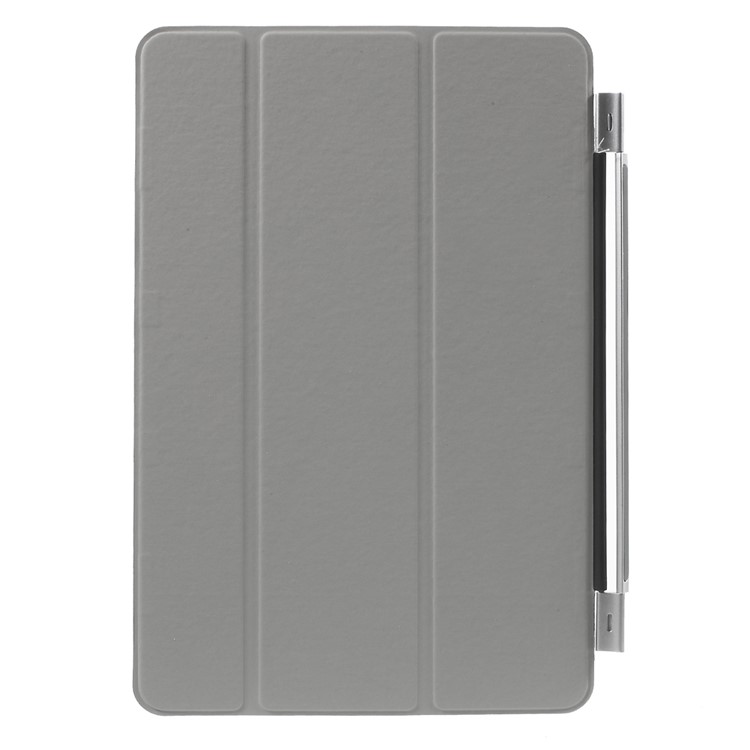 Single Tri-fold PU Leather Smart Case for iPad mini 4 - Black-2