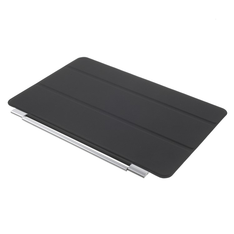 Single Tri-fold PU Leather Smart Case for iPad mini 4 - Black-3