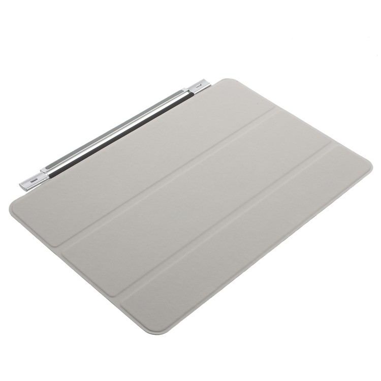 Single Tri-fold PU Leather Smart Case for iPad mini 4 - Black-4