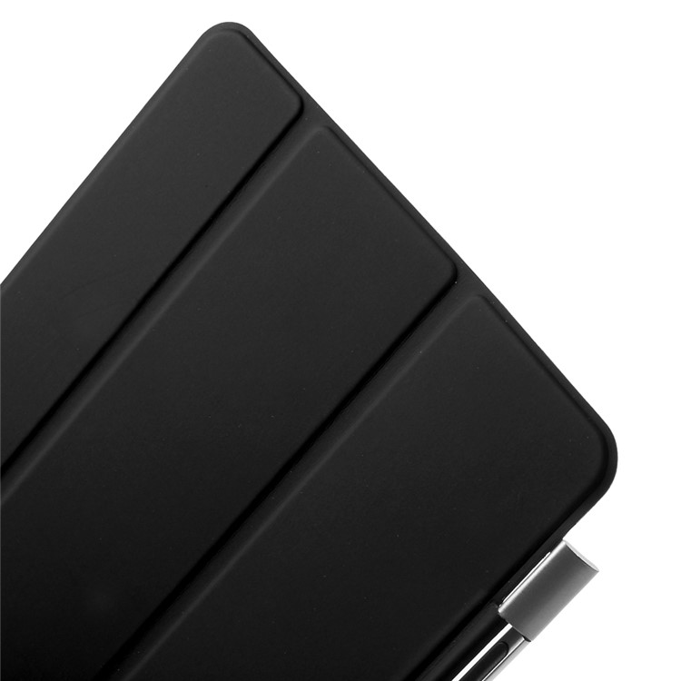 Single Tri-fold PU Leather Smart Case for iPad mini 4 - Black-5