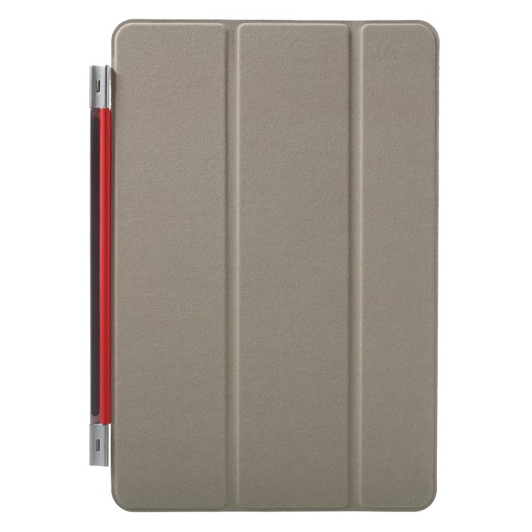 Single Tri-fold Stand Smart Leather Cover Shell for iPad mini 4 - Red-2
