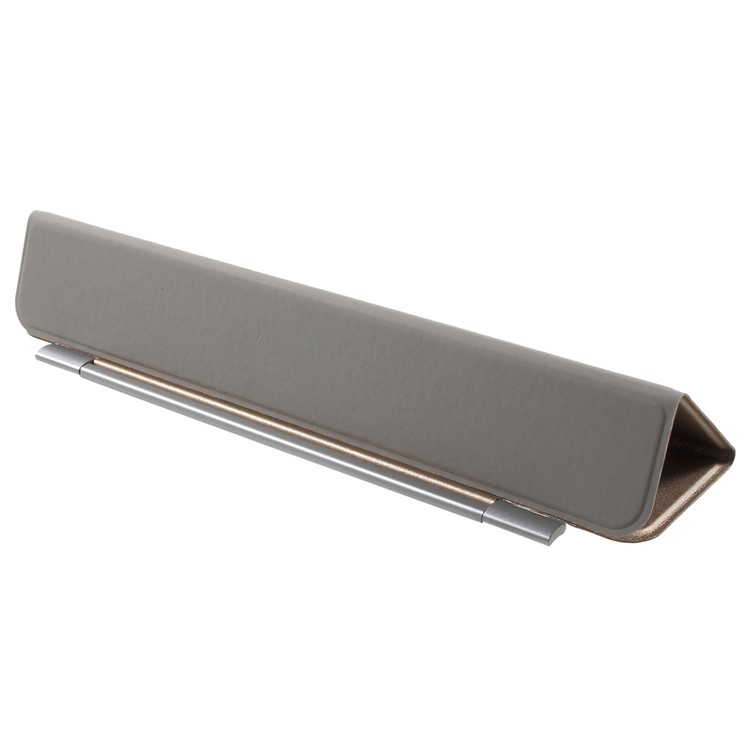 Single Tri-fold Stand Smart Protective Leather Cover for iPad mini 4 - Champagne-8
