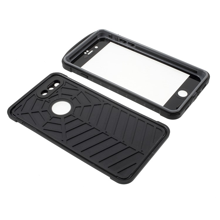 SPIDERCASE IP68 Waterproof Snow/Shock/Dirt Proof Case for iPhone 7 Plus - Black-6