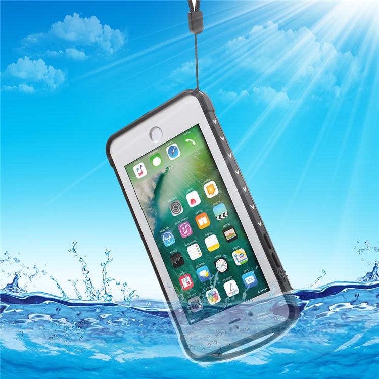 SPIDERCASE IP68 Waterproof Snow/Shock/Dirt Proof Cover for iPhone 7 Plus - White-1