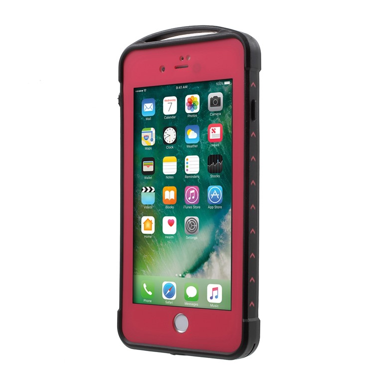 SPIDERCASE Waterproof Shockproof Dirtproof Snowproof Case for iPhone 7 Plus - Rose-2
