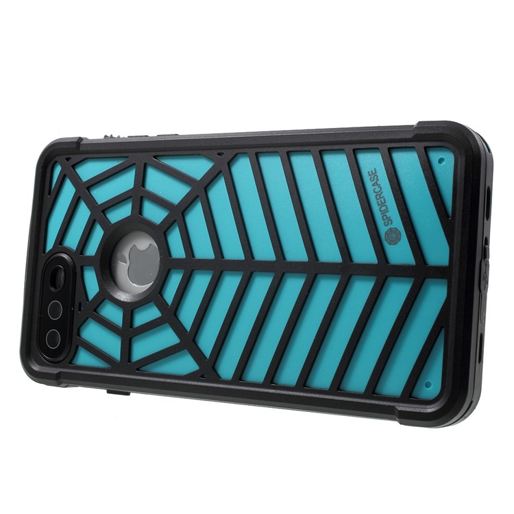 SPIDERCASE Waterproof Full Sealed PC+TPU Case for iPhone 7 Plus - Baby Blue-5