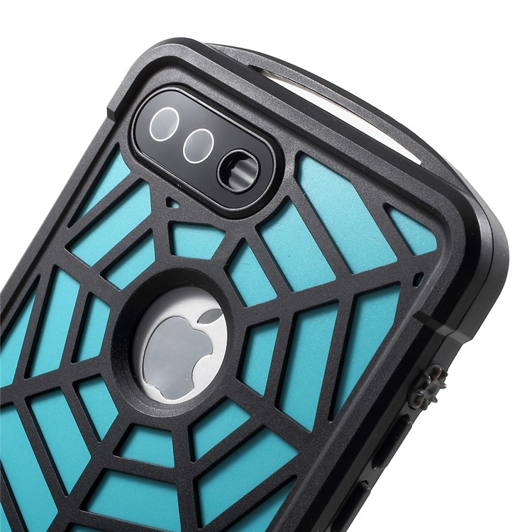 SPIDERCASE Waterproof Full Sealed PC+TPU Case for iPhone 7 Plus - Baby Blue-7