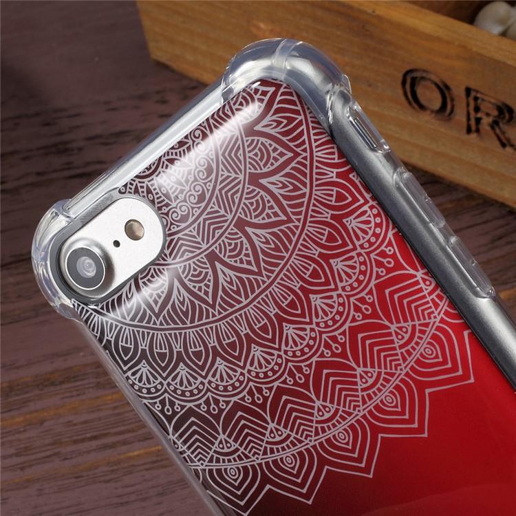 Epoxy Scratch-proof PC + Bayer 3695 TPU Hybrid Phone Case for iPhone 7 4.7 inch - Mandala-6