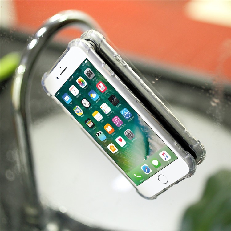 Epoxy Hybrid Scratch-proof Drop Protection Cell Phone Case for iPhone 8/7 4.7 inch (PC + Bayer 3695TPU) - Tiger-10