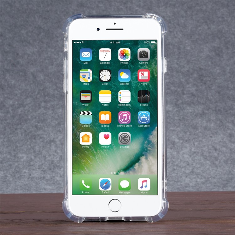 Epoxy Scratch-proof PC + Bayer 3695 TPU Combo Phone Cover for iPhone 8/7 4.7 inch - Geometric Patterns-4