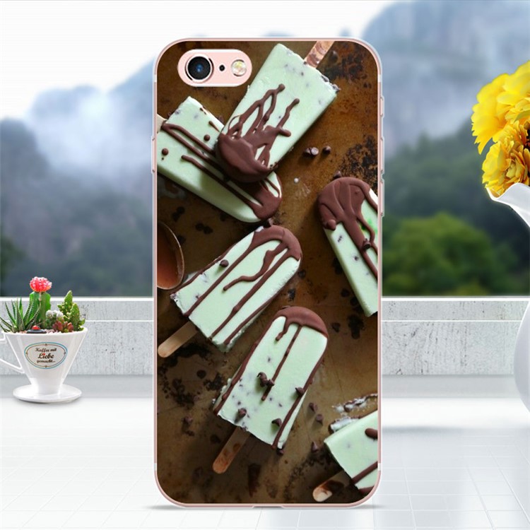 Softlyfit Embossed TPU Protective Case for iPhone 6s Plus / 6 Plus - Chocolate Popsicles-1