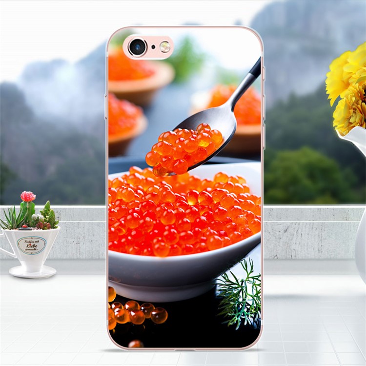 Softlyfit Embossed TPU Cover for iPhone 6s Plus / 6 Plus - Fruit Pearls-1