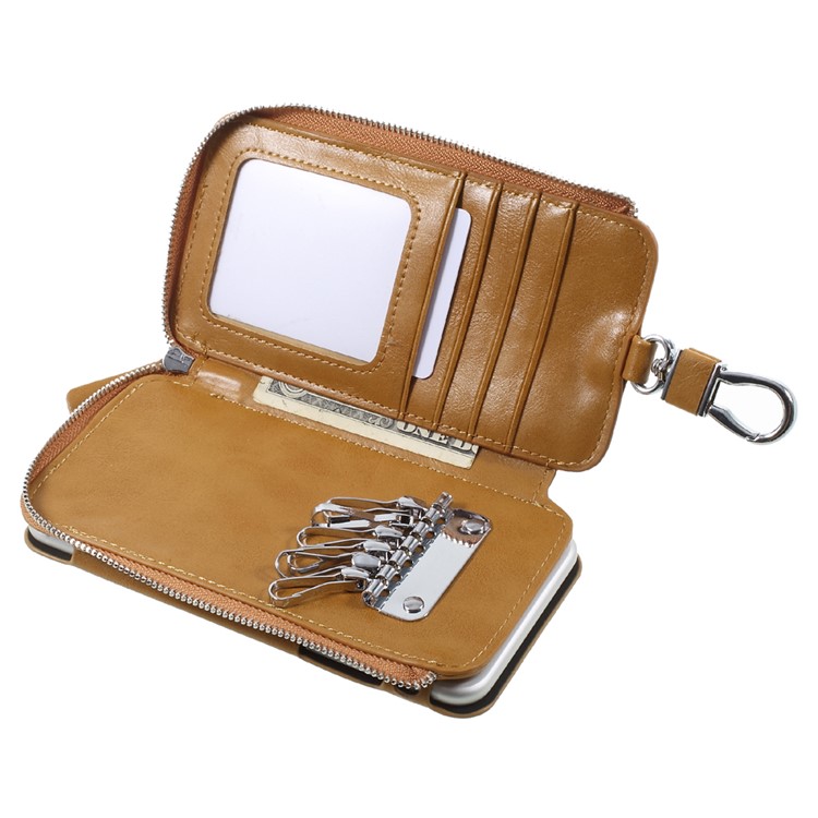 iphone keychain keychain design zipper wallet leather cell phone for iphone 7 plus 5 5 inch brown tvc iphone keychain keychain design zipper wallet leather cell phone for iphone 7 plus 5 5 inch brown tvc
