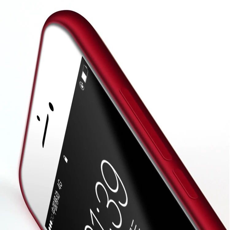 For iPhone 6s 6 3D Cartoon Peach Cable Winder TPU Kickstand Back Cover - Red / Peach in Love-13