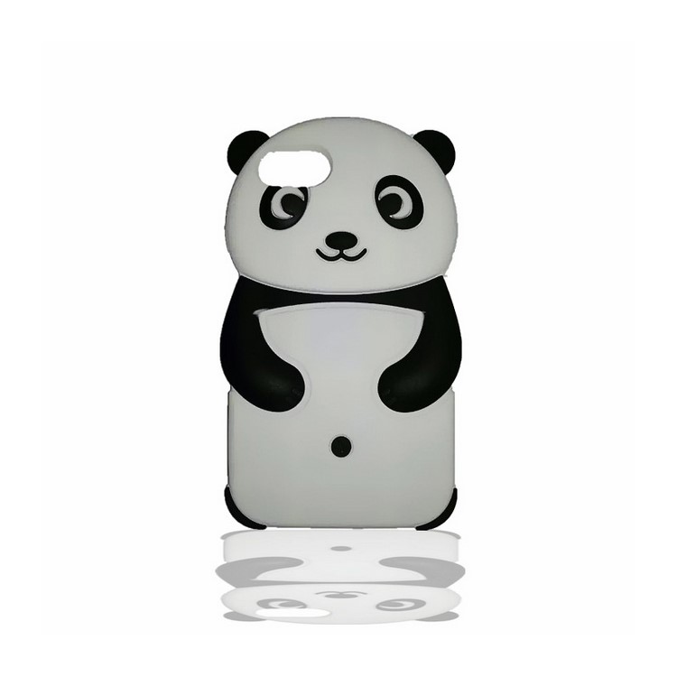 Cute 3D Panda Silicone Phone Case for iPhone 6s 6-1