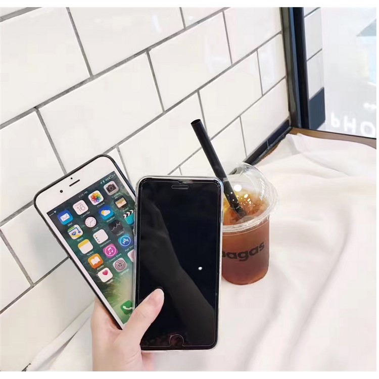 Glitter Powder Glossy Soft TPU Phone Case for iPhone 7 Plus - Black-11