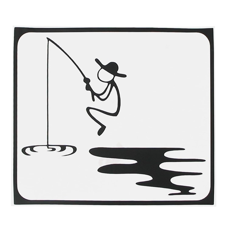 Hat Prince Decal Sticker for Macbook Air / Pro 13" 15" - Fishing Pattern-2